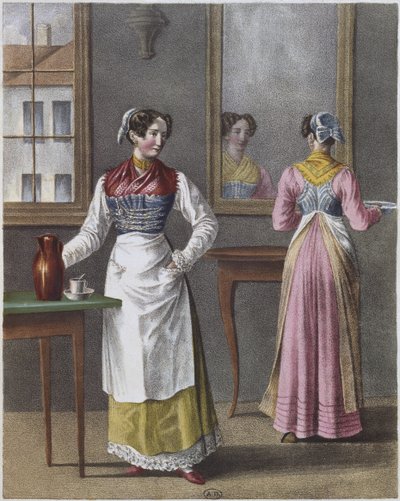 Trajes de sirvientes de Múnich de German School