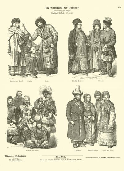 Trajes del Lejano Oriente Ruso de German School
