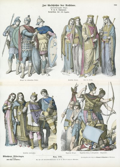 Trajes del mundo antiguo de German School