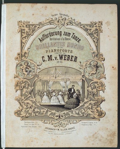 Portada de la partitura de 