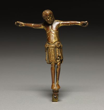 Cristo crucificado, c.1200 (bronce dorado) de German School