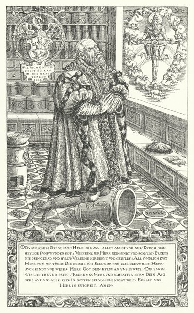 Cyriacus Schnaus, boticario en Nuremberg del siglo XVI de German School