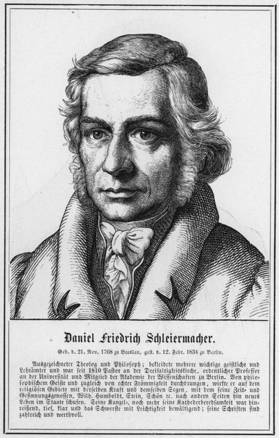 Daniel Friedrich Schleiermacher de German School