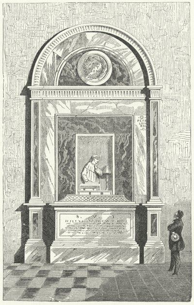 La tumba de Dante en Rávena, Italia de German School