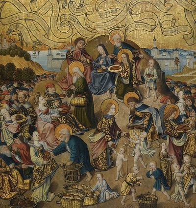 El milagro de los cinco panes y dos peces de German School