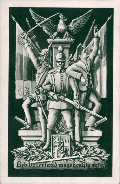 Querida Patria, sé pacífica (litografía) de German School