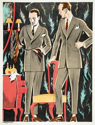 Der Arbiter, trajes de Fasskessel & Muntmann, de Styl, pub.1922 de German School