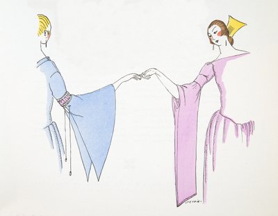 Designs for Sleeves, de Styl, pub.1922 (estampado pochoir) de German School