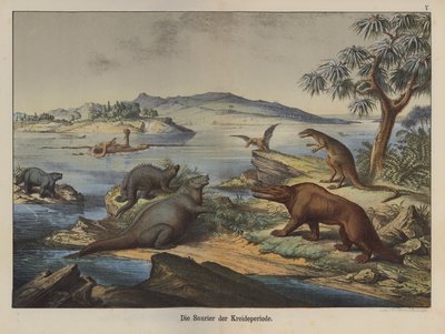 Dinosaurios del Período Cretácico de German School