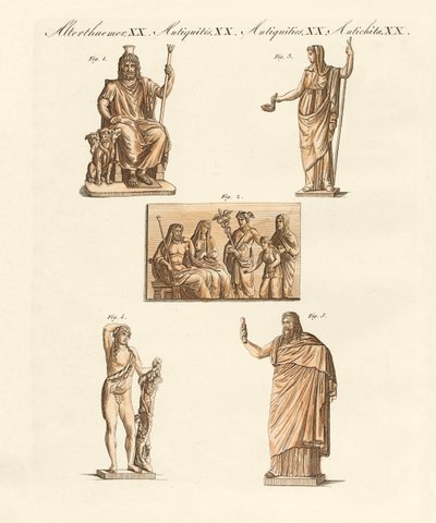 Divinidades de los griegos y romanos de German School