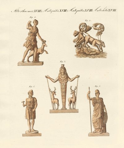 Divinidades de los griegos y romanos de German School