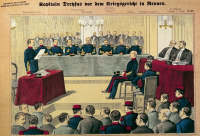 Caso Dreyfus: el juicio en revisión del Capitán Dreyfus (1859-1923) de German School