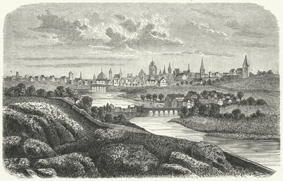 Dublín en el siglo XVII de German School