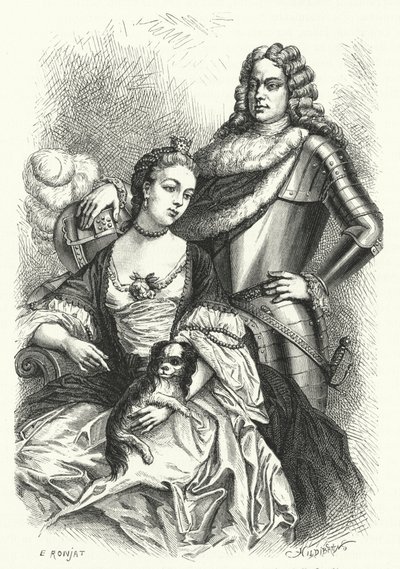 Duque y Duquesa de Marlborough de German School