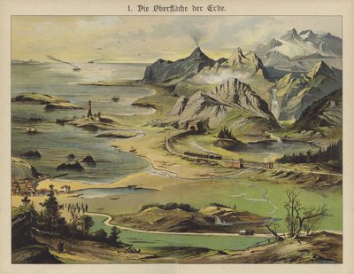 Superficie de la Tierra de German School