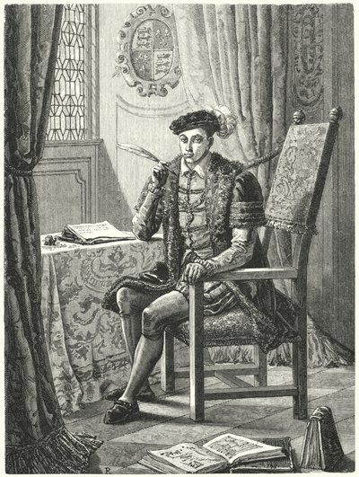 Eduardo VI, Rey de Inglaterra (grabado) de German School