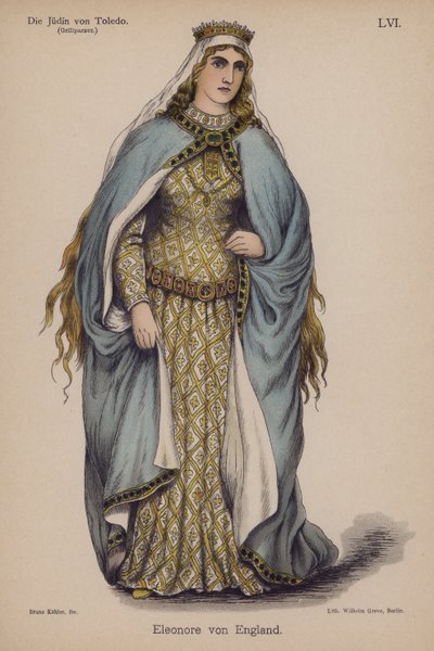 Leonor de Inglaterra, de La judía de Toledo de Franz Grillparzer de German School