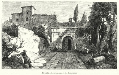 Entrada a la Tumba de los Escipiones, Roma de German School