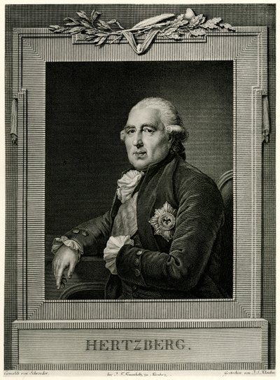 Ewald Friedrich Graf von Hertzberg de German School