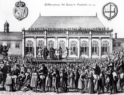 Ejecución de Carlos I (1600-49) en Whitehall, 30 de enero de 1649 de German School