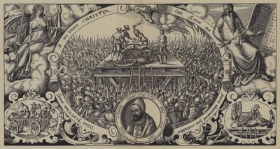Ejecución de Lippold ben Chluchim, Maestro de la Casa de la Moneda de Brandeburgo, Berlín, 28 de enero de 1573 de German School