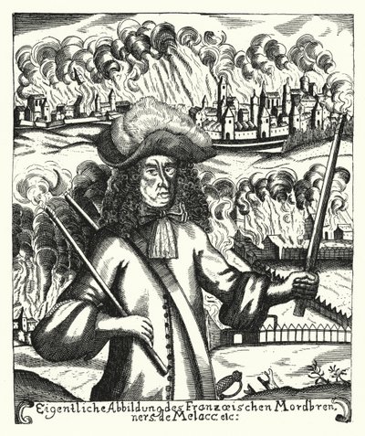 Ezechiel du Mas, Conde de Melac, soldado francés de German School
