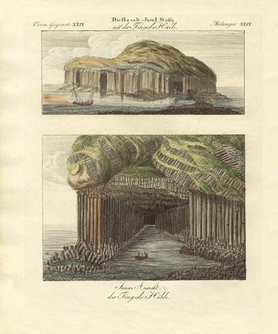 Cueva de Fingal en la isla de Staffa de German School