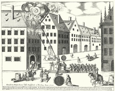 Bomberos en Núremberg de German School