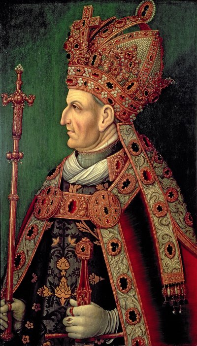 Federico III de Alemania (1415-93) Emperador del Sacro Imperio Romano, 5º Duque de Austria, padre del Emperador Maximiliano I (1459-1519) de German School