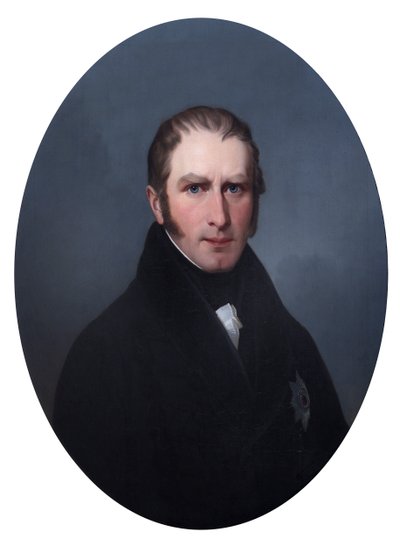 Federico Guillermo, duque de Brunswick, c.1810-15 (óleo sobre lienzo) de German School