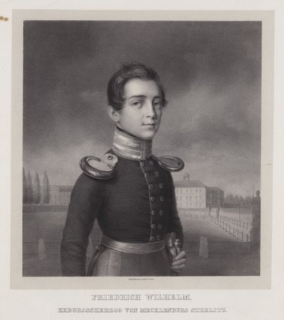 Federico Guillermo, Gran Duque Hereditario de Mecklemburgo-Strelitz de German School