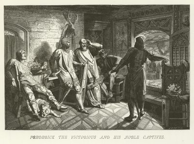 Federico el Victorioso y sus Nobles Cautivos de German School