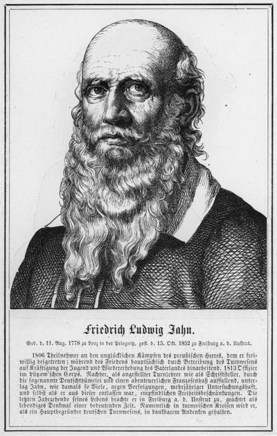 Friedrich Ludwig Jahn (grabado) de German School