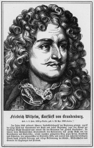 Friedrich Wilhelm, Elector de Brandeburgo de German School