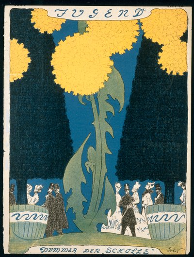 Portada de la revista Jugend de German School