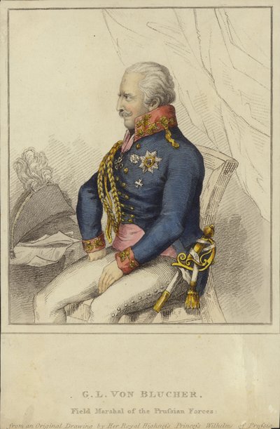 G L von Blücher, Mariscal de Campo de las Fuerzas Prusianas (1742-1819) de German School
