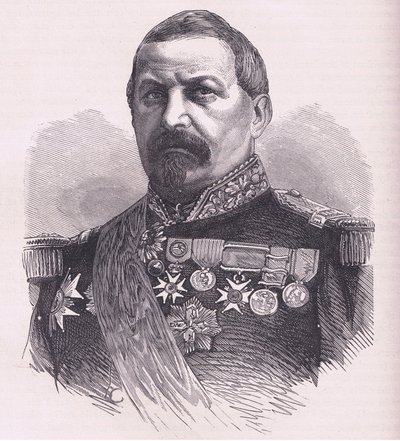 General Vinoy, Cassells History of the War between France and Germany publicado por Cassell and Company Limited, c.1890 de German School