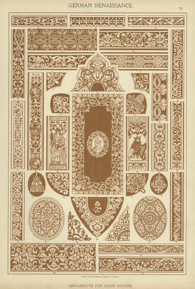 Renacimiento Alemán, Ornamentos para Cubiertas de Libros de German School