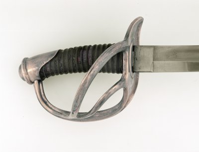 Espada de caballería alemana y vaina, Artillería del Estado Libre de Orange, Sudáfrica de German School