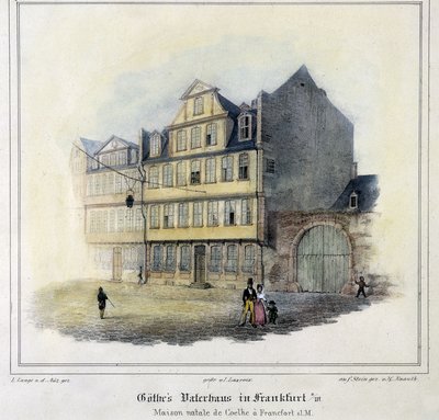 Casa de Goethe en Frankfurt de German School