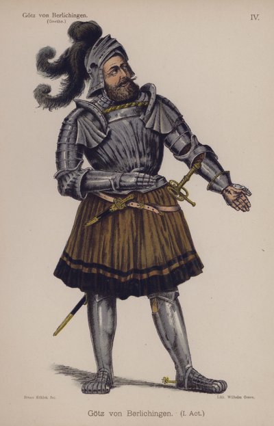Gotz von Berlichingen, personaje principal de la obra de Goethe de German School