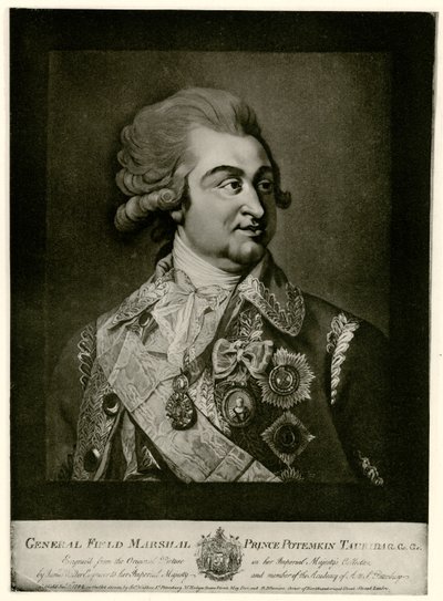 Gregor Alexandrowitsch Fürst Potemkin de German School