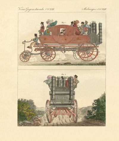 El coche de vapor de Gurney de German School