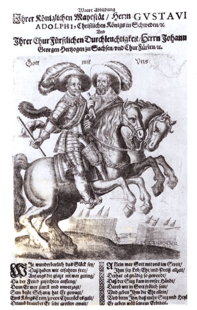 Gustavo Adolfo II (1594-1632) y Gustavo Adolfo IV (1778-1837), reyes de Suecia de German School