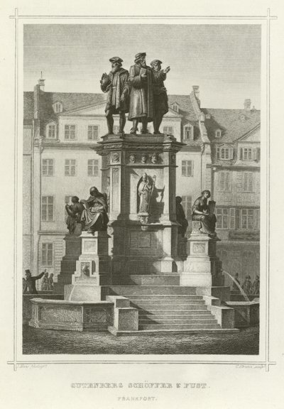 Gutenberg, Schoffer y Fust, Fráncfort de German School