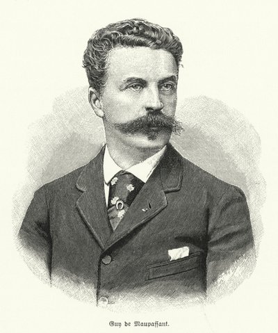 Guy de Maupassant, escritor de cuentos francés de German School