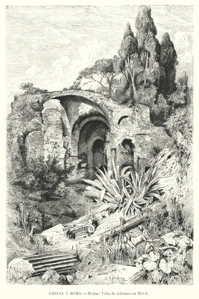 Villa de Adriano, Tívoli, Italia de German School