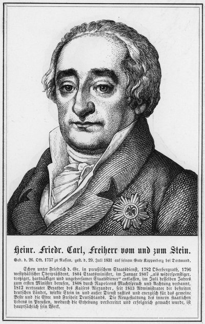 Heinrich Friedrich Karl, Freiherr vom und zum Stein de German School