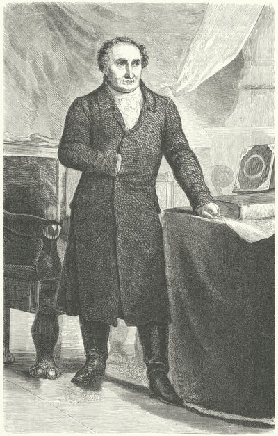 Heinrich Friedrich Karl vom und zum Stein, estadista prusiano (grabado) de German School