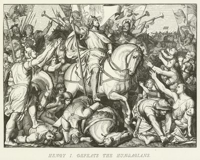 Enrique I derrota a los húngaros de German School